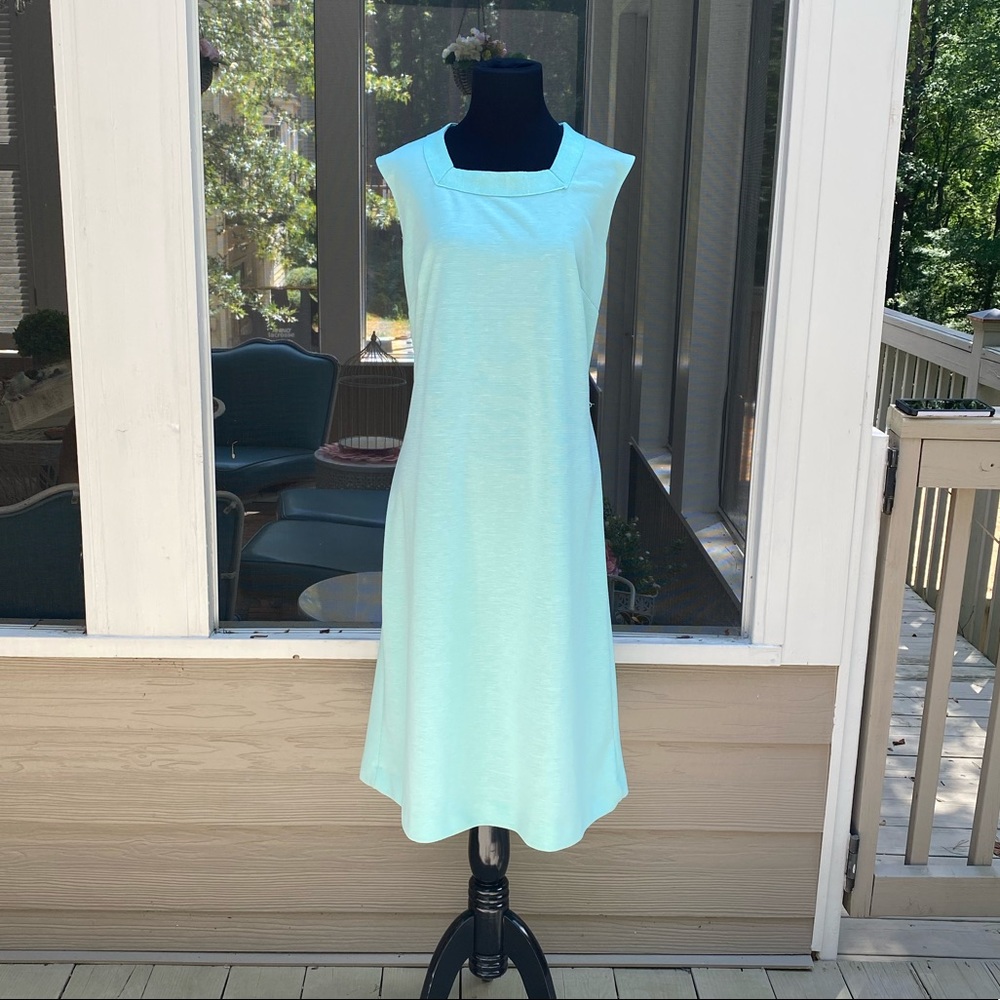 Vintage 60s 70s Sleeveless Shift Aline Dress